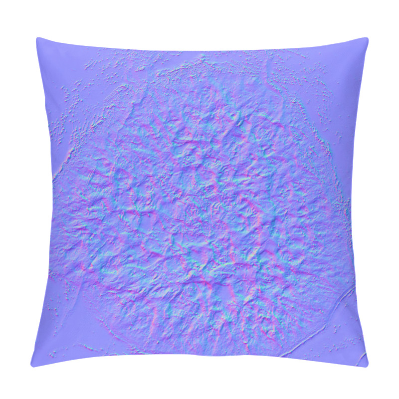 Personality   Abstract Lines,Mineral Marble, Normal Map Texture,for Bump Map Texture 3d Shaders And Materials-3D Illustration Pillow Covers