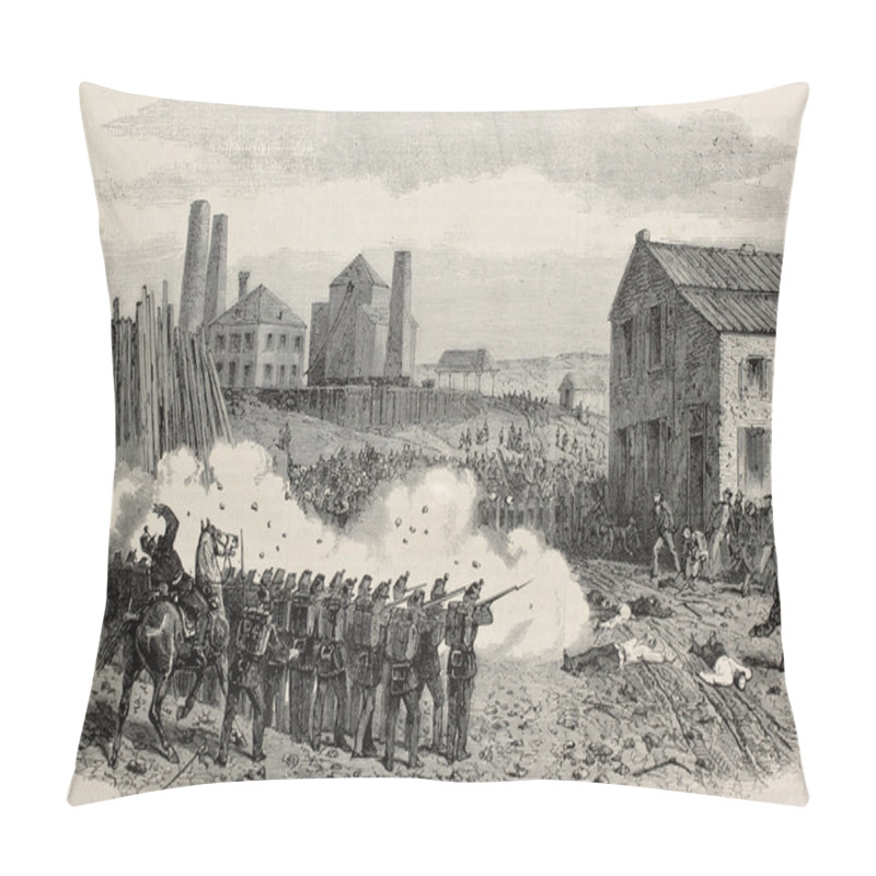 Personality  Charleroi Riot Repression Pillow Covers