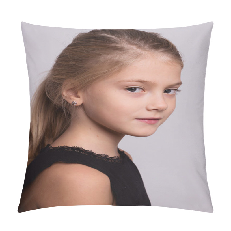 Personality  Girl In Black Top Pillow Covers