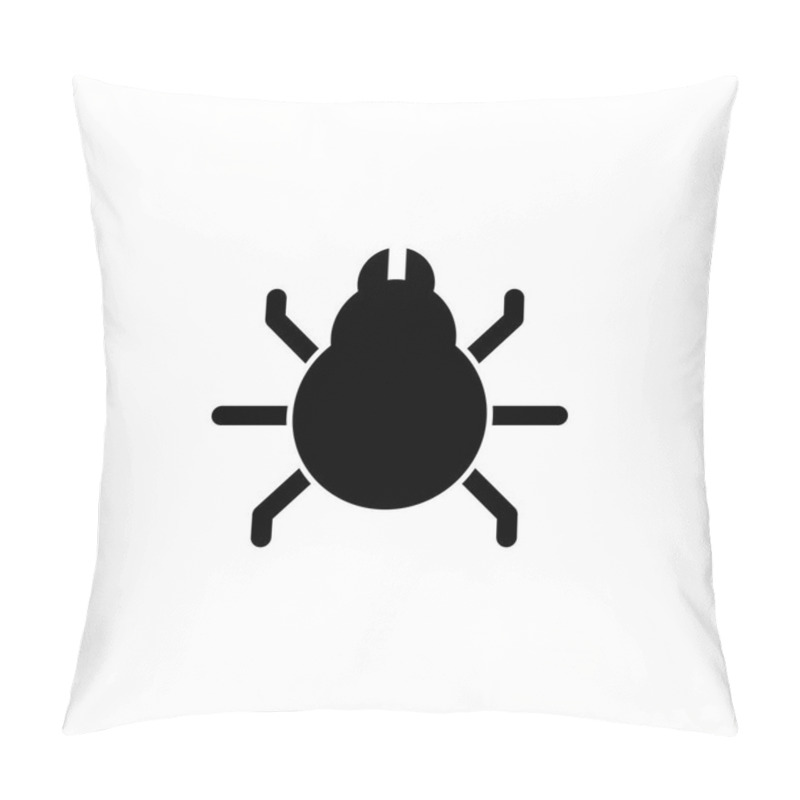 Personality  Animal Insect Bug Icon. Signs And Symbols Can Be Used For Web, Logo, Mobile App, UI, UX On White Background Pillow Covers