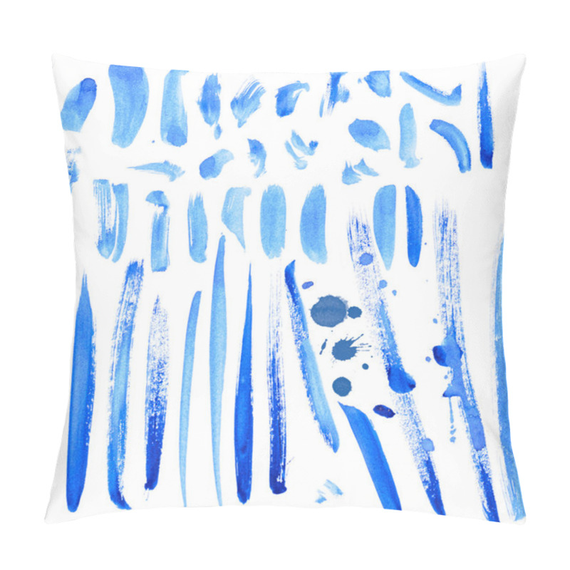 Personality  Set Of Brush Strokes Pillow Covers