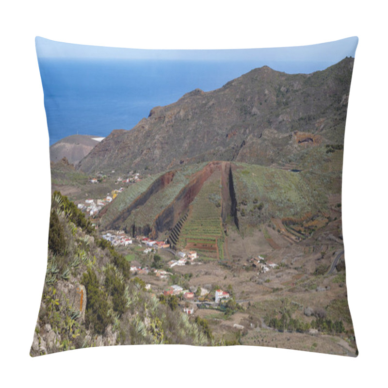 Personality  View On Los Pedregales Mountain, Rural De Teno Park On Tenerife, Canary Islands, Spain In Winter Pillow Covers