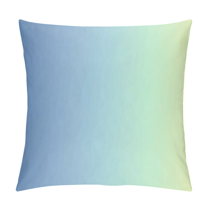 Personality  Abstract Pastel Blue Background With Poly Pattern Pillow Covers