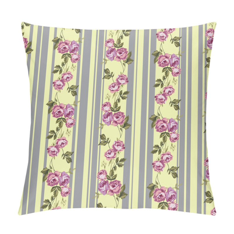 Personality  Roses And Stripes Pillow Covers