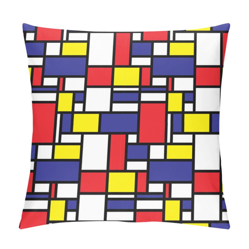 Personality  Seamless Mondrian Background Pillow Covers