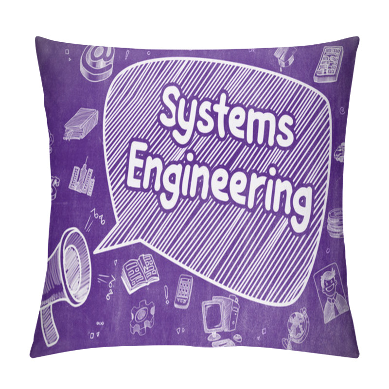 Personality  Systems Engineering - Business Concept. Pillow Covers