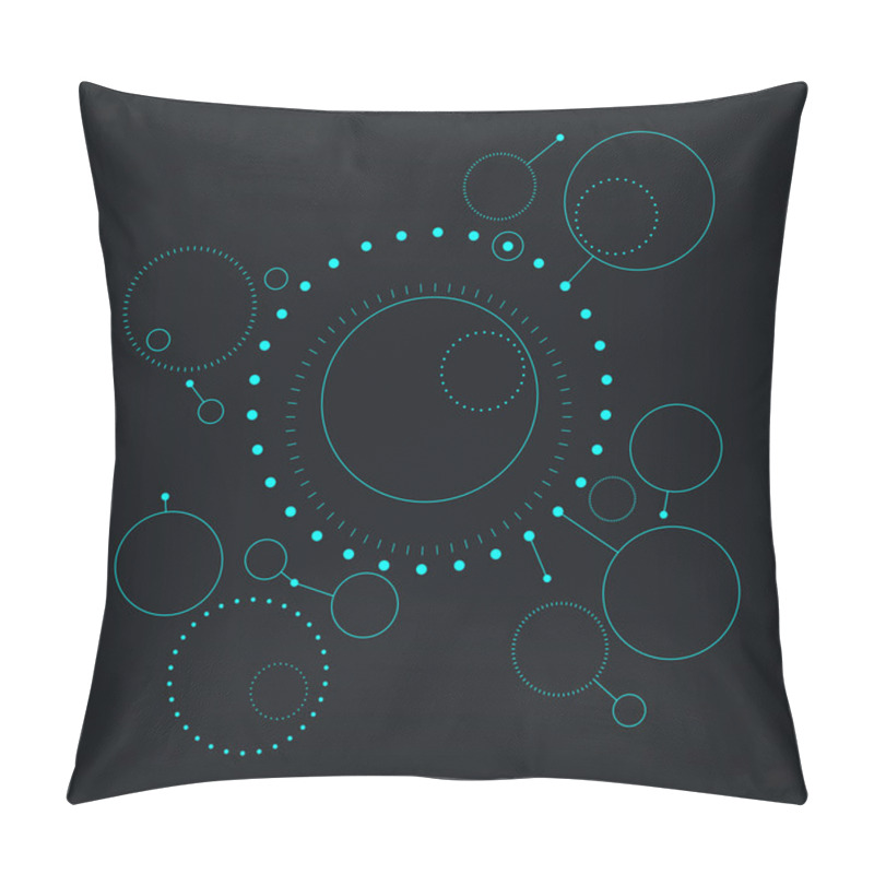 Personality  Abstract Technology Geometric Background Pillow Covers