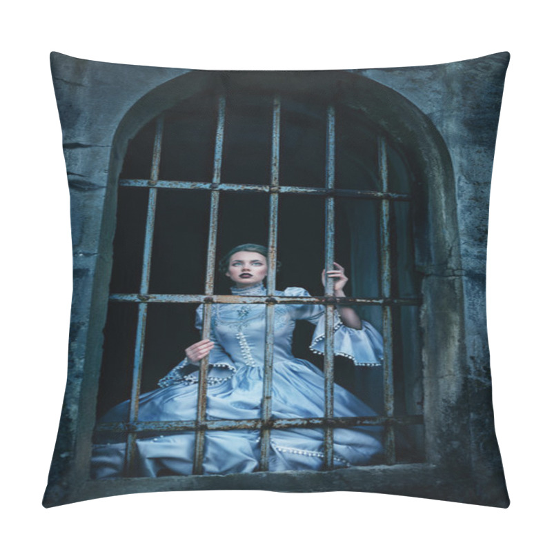 Personality  Woman In Victorian Dress Pillow Covers