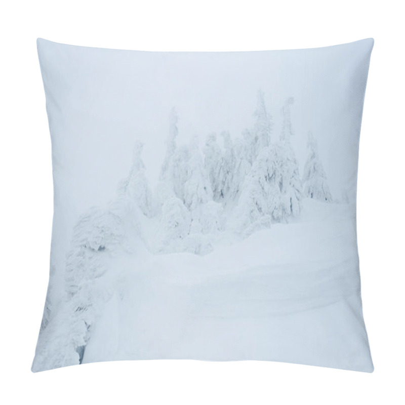 Personality  Snowy Forest Pillow Covers