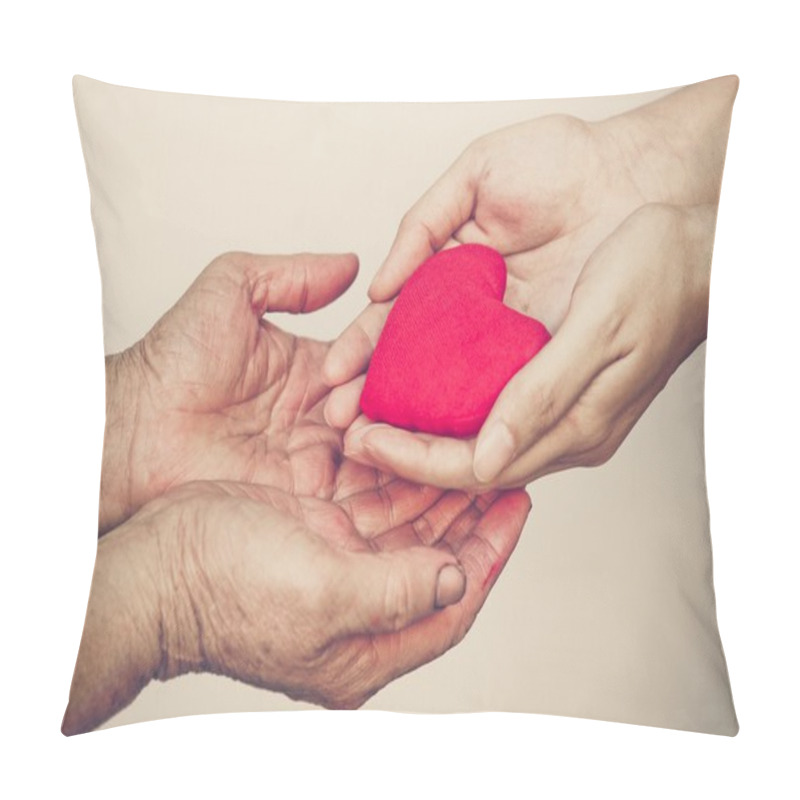 Personality  Red Toy Heart Pillow Covers