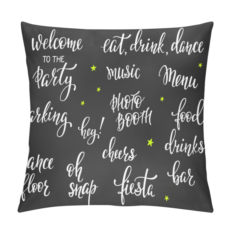 Personality  Party Lettering Set Pillow Covers