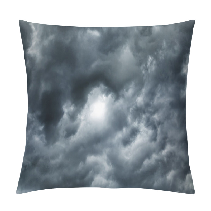 Personality  Dramatic Clouds Background Pillow Covers