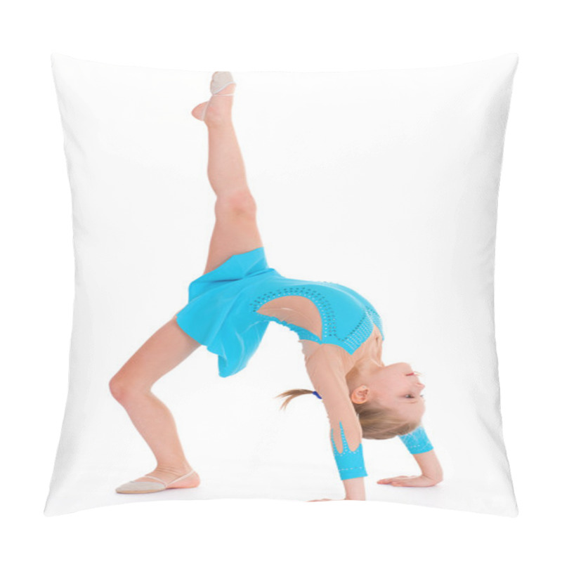 Personality  Young Girl Doing Gymnastics  Pillow Covers