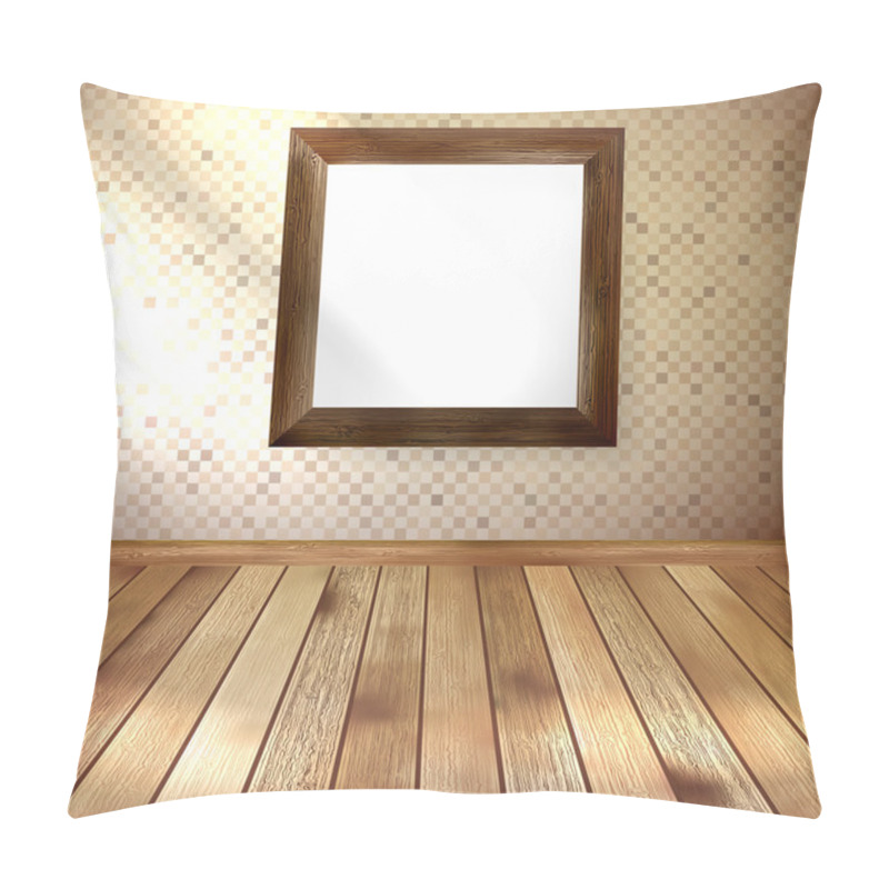 Personality  Retro Room With Frame. EPS 10 Pillow Covers