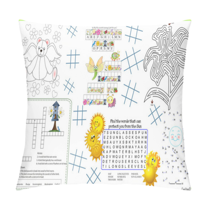 Personality  Placemat Spring And Summer Pillow Covers