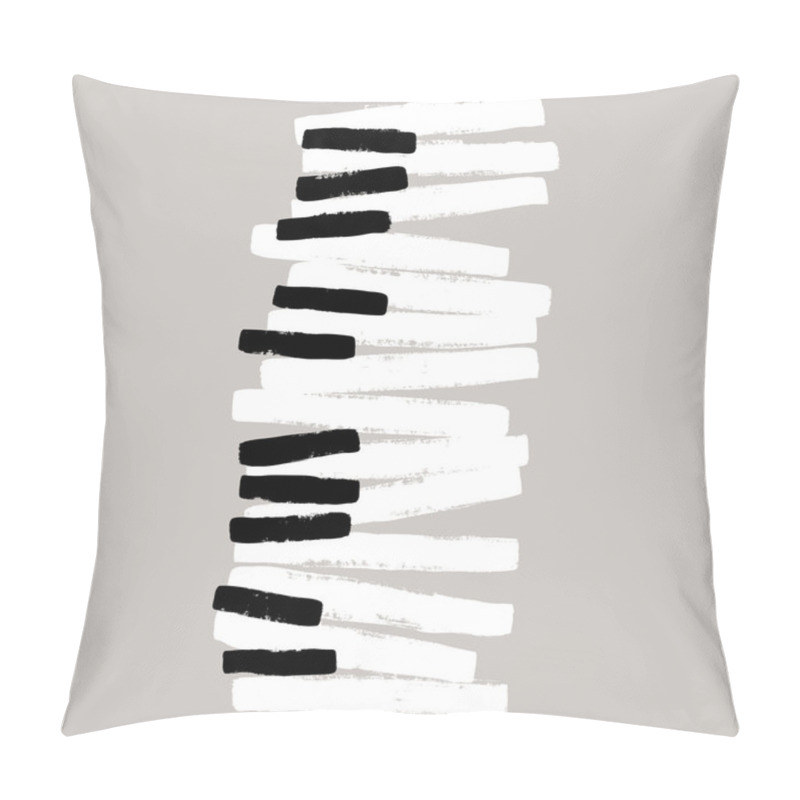 Personality  Piano Keys Icon Pillow Covers