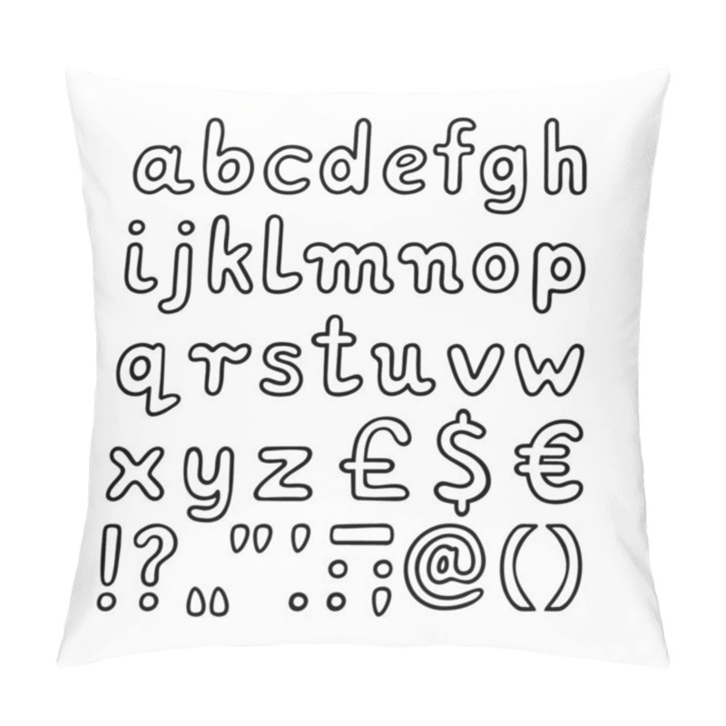 Personality  Small Border Letters Set Pillow Covers