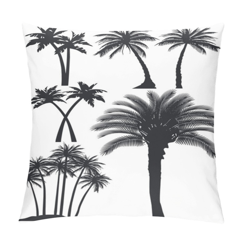 Personality  Palm Trees Set Pillow Covers