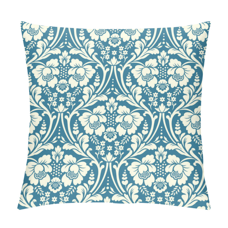 Personality  Vector Seamless Floral Damask Pattern Pillow Covers