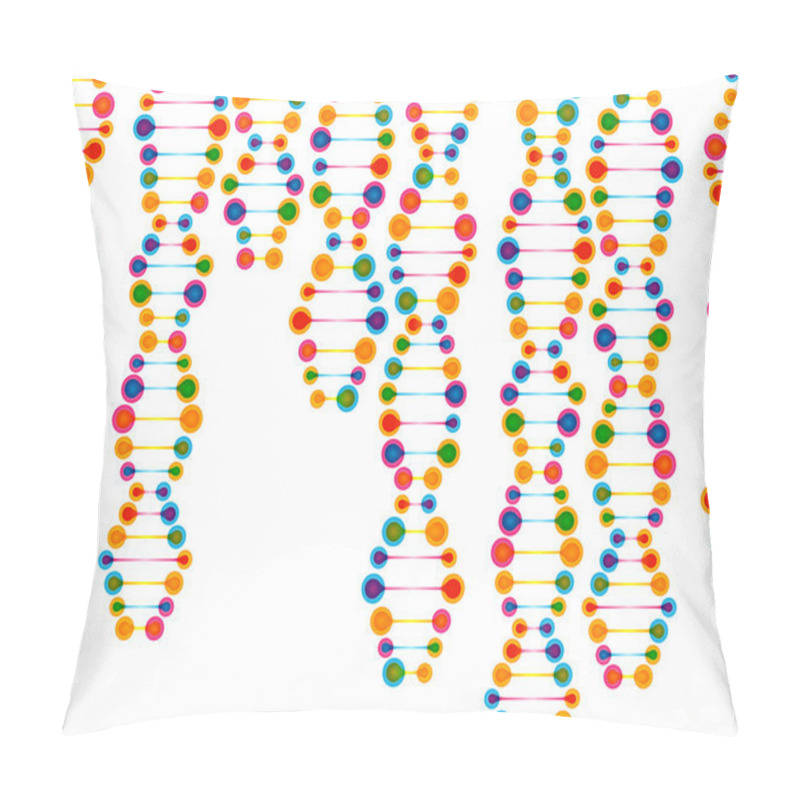 Personality  Structure Of The DNA Molecule Pillow Covers