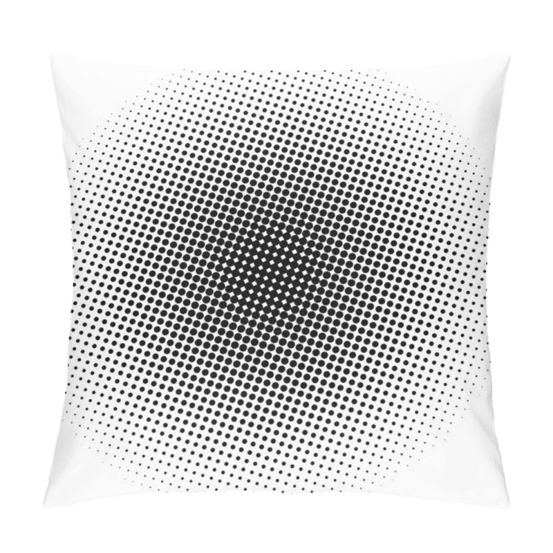 Personality  Optical Dots Radial Gradient Pillow Covers