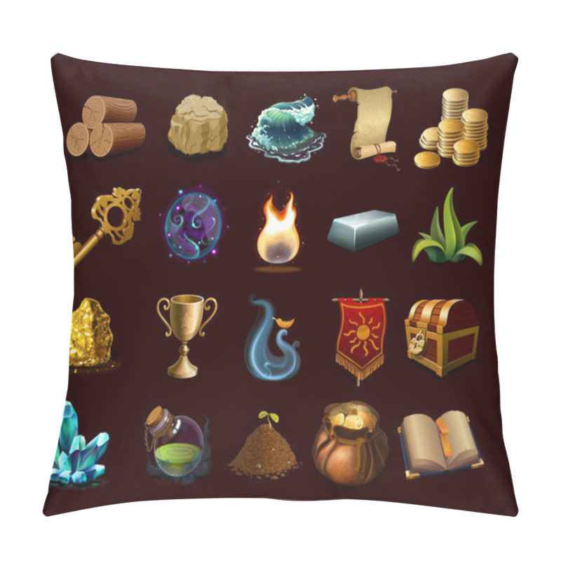 Personality  Icons Game Pillow Covers