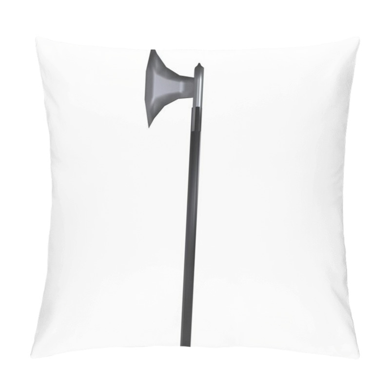 Personality  A Close-up View Of A Modern Axe Showcasing Its Distinct Design And Materials. Pillow Covers