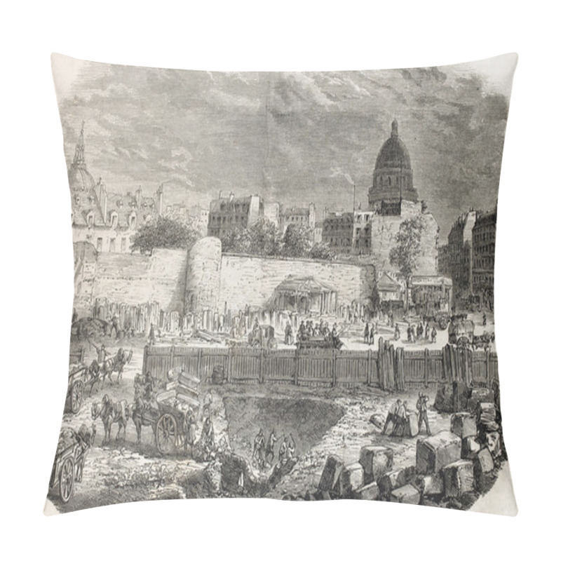 Personality  Old City Walls Pillow Covers