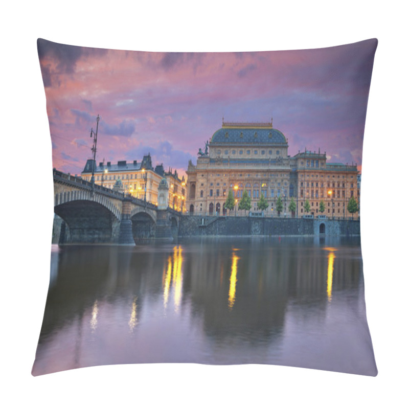 Personality  City Of Prague. Pillow Covers