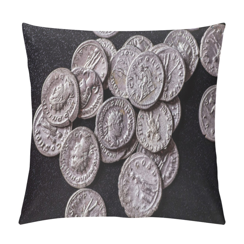 Personality  Ancient Coin Of The Roman Empire. Pillow Covers