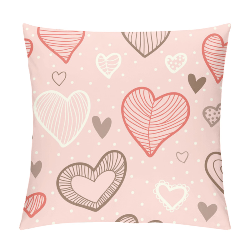 Personality  Pattern With Hearts Pillow Covers