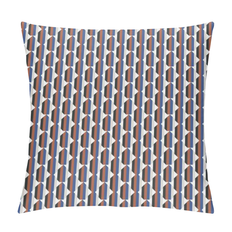 Personality  Abstract Creative Background With Repeated Shapes Pillow Covers