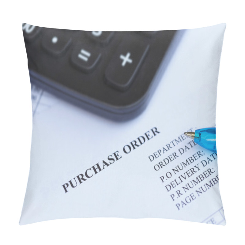 Personality  Purchase Order With Pen Pillow Covers