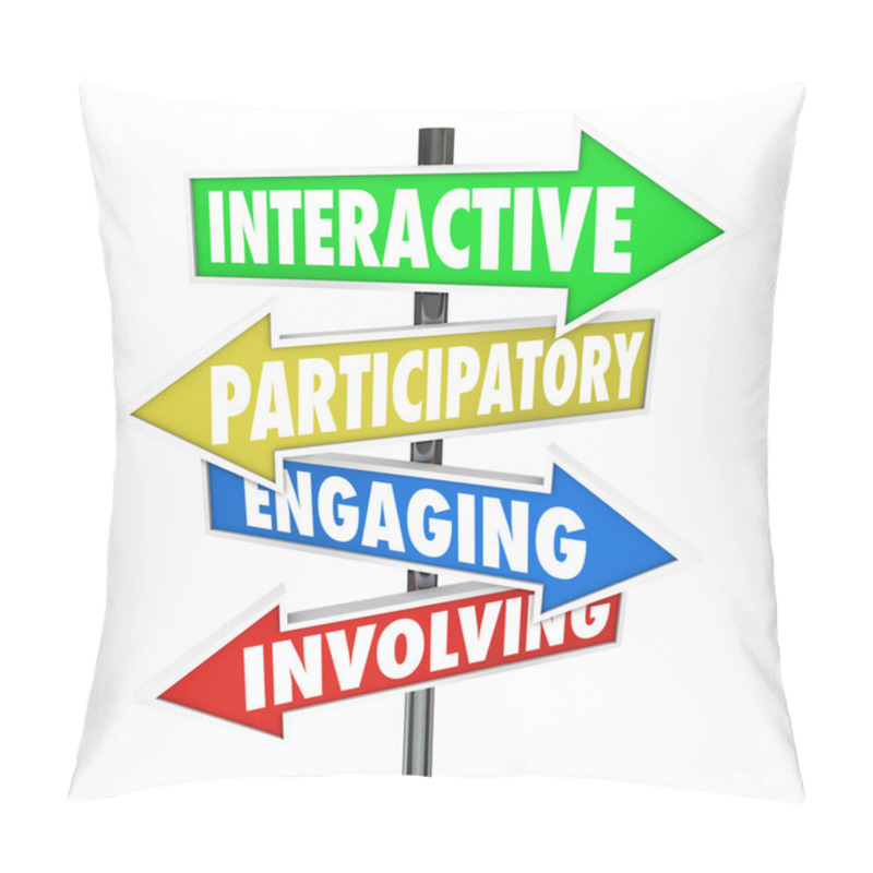 Personality  Interactive Arrow Road Signs Pillow Covers