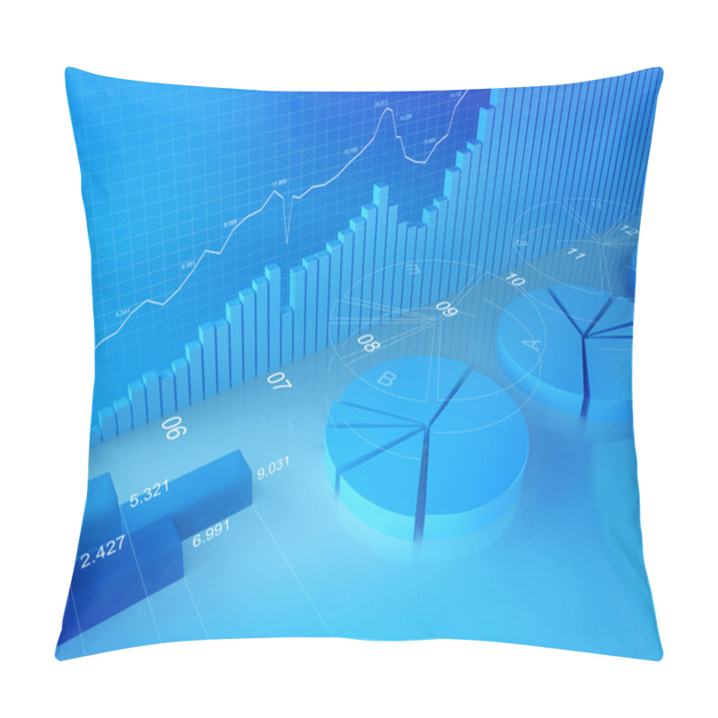 Personality  3D Graph, Diagram, Chart Pillow Covers