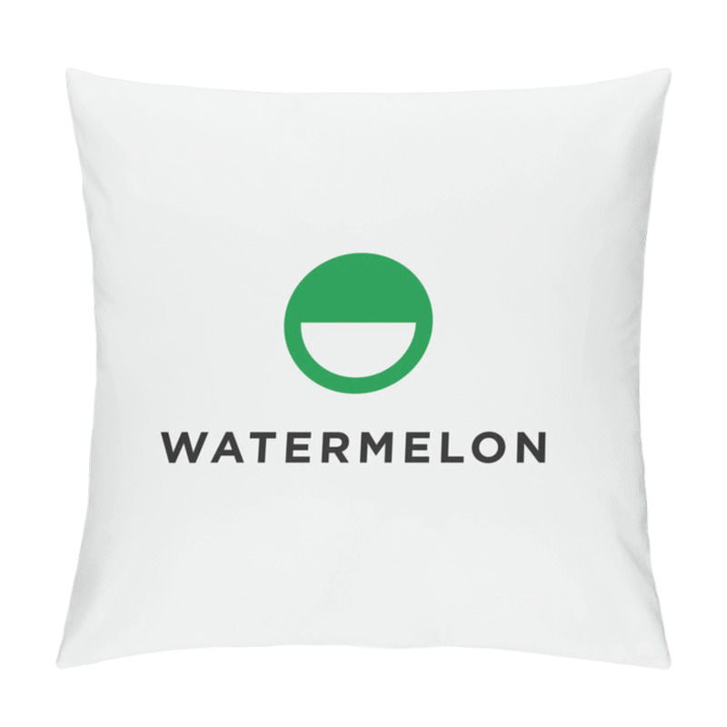 Personality  Watermelon Logo Or Fruit Icon Pillow Covers