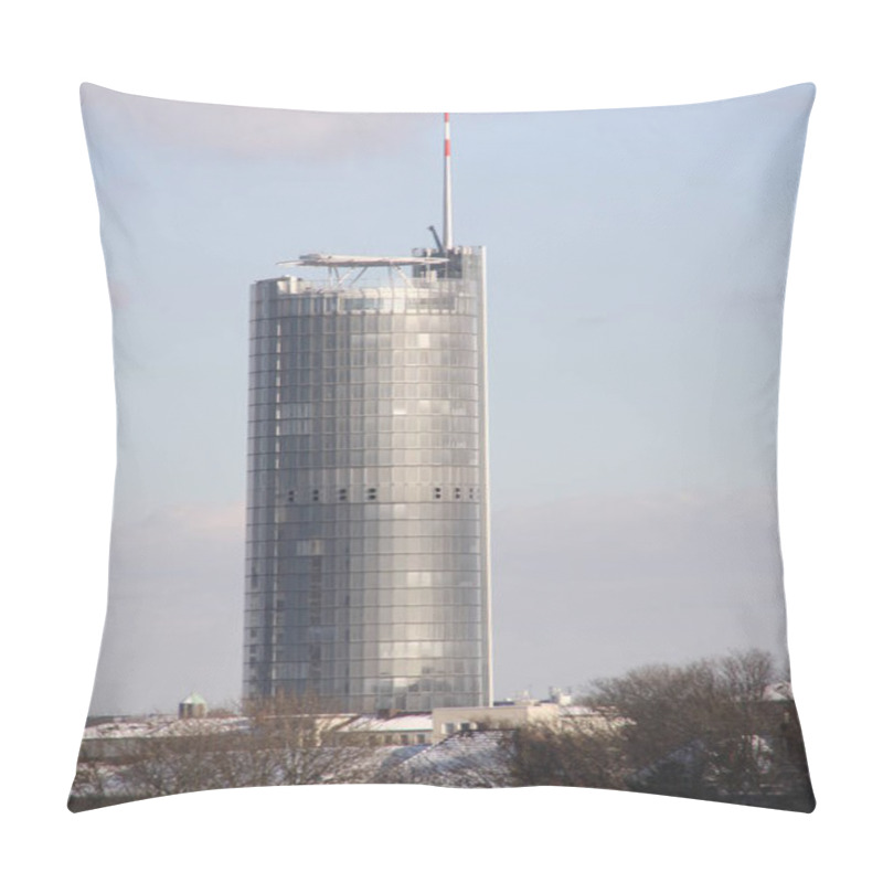 Personality  Rwe Tower In Essen Pillow Covers