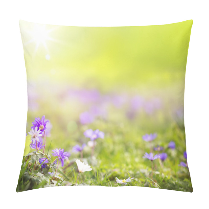 Personality  Art Abstract Spring Green Background Pillow Covers