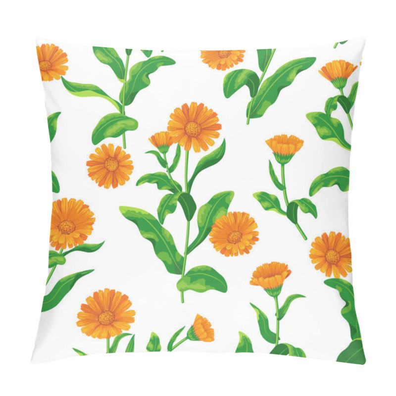 Personality  Calendula Bunches Pattern Pillow Covers