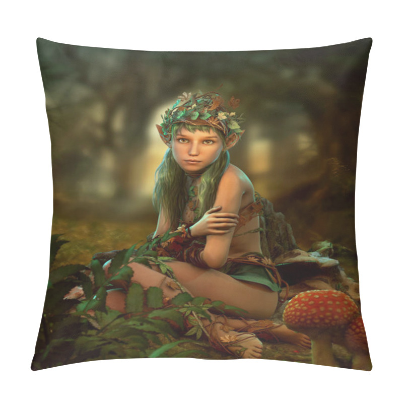 Personality  Leafy, 3d CG Pillow Covers