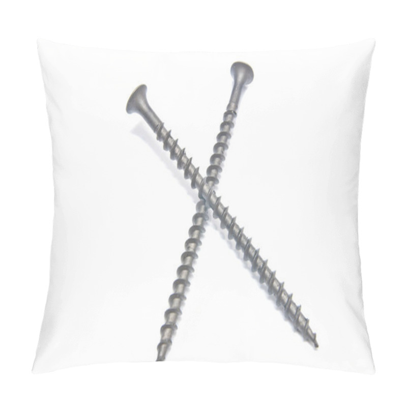 Personality  Two Black Screw Pillow Covers