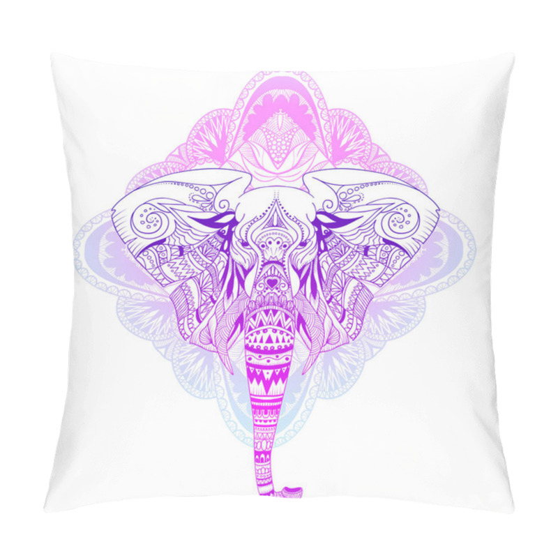 Personality  Ethnic Elephant Sign Pillow Covers