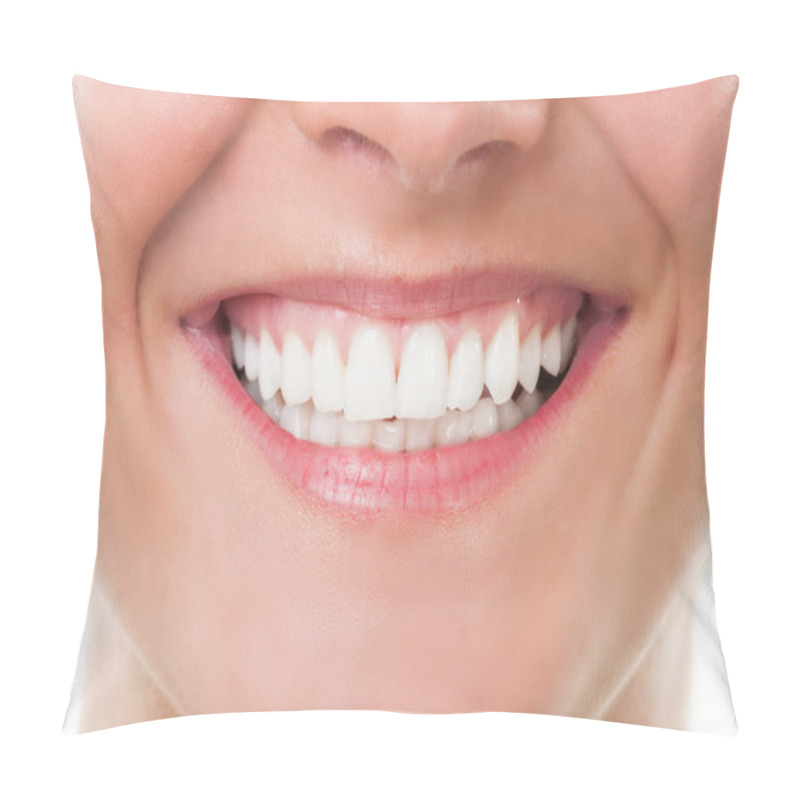 Personality  Close-up With Perfect Smile Pillow Covers