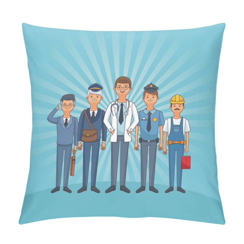 Personality  Jobs And Professions Pillow Covers