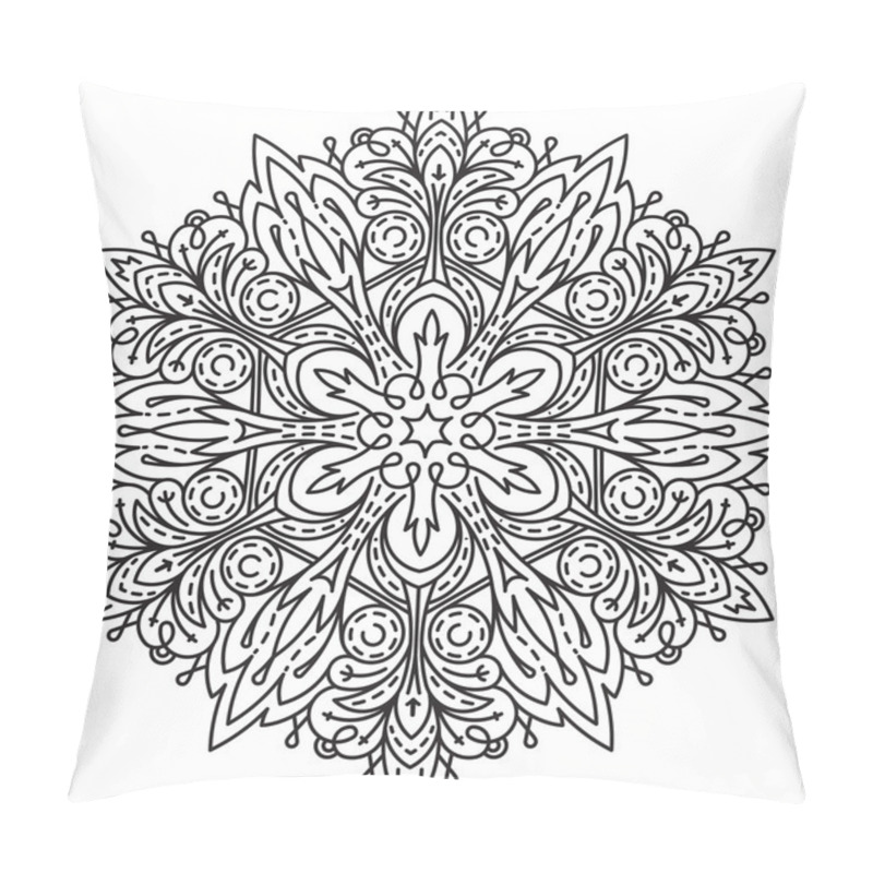 Personality  Mandala, Decorative Element Pillow Covers