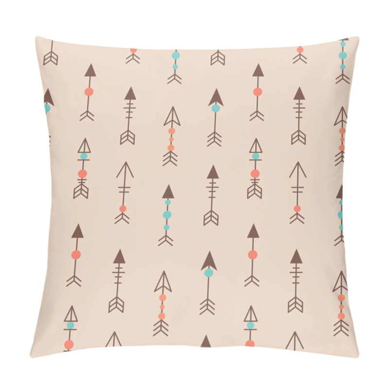 Personality  Cute Trible Geometric Seamless Pattern In Cartoon Style Pillow Covers