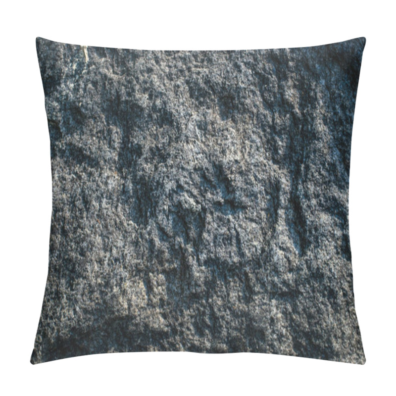 Personality  Raw Gray Granite Rock Texture Background. Fragment Of Natural Stone Wall. Cracked, Backdrop. Pillow Covers