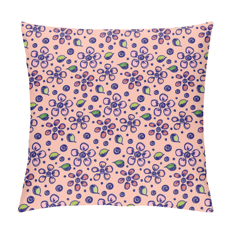 Personality  Vector Seamless Pattern, Graphic Illustration Pillow Covers