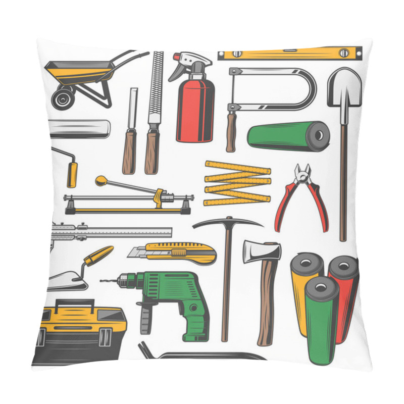 Personality  Construction And Repair Work Tools, Equipment Pillow Covers