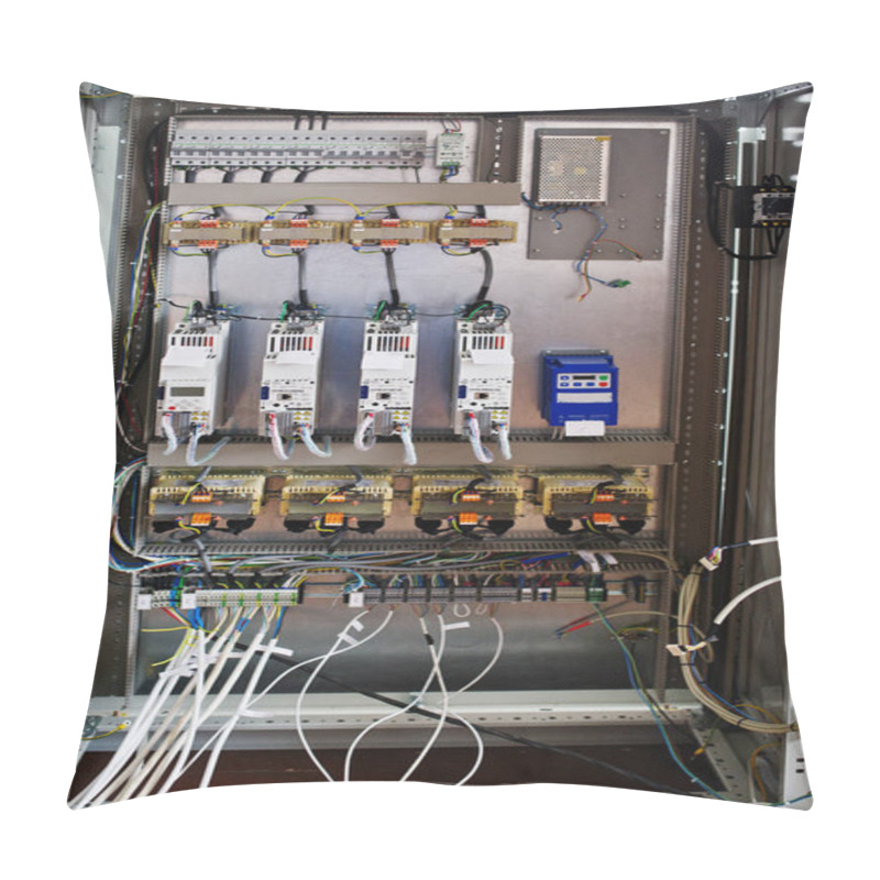 Personality  Electrical Panel, Electric Meter And Circuit Breakers. Electric  Pillow Covers